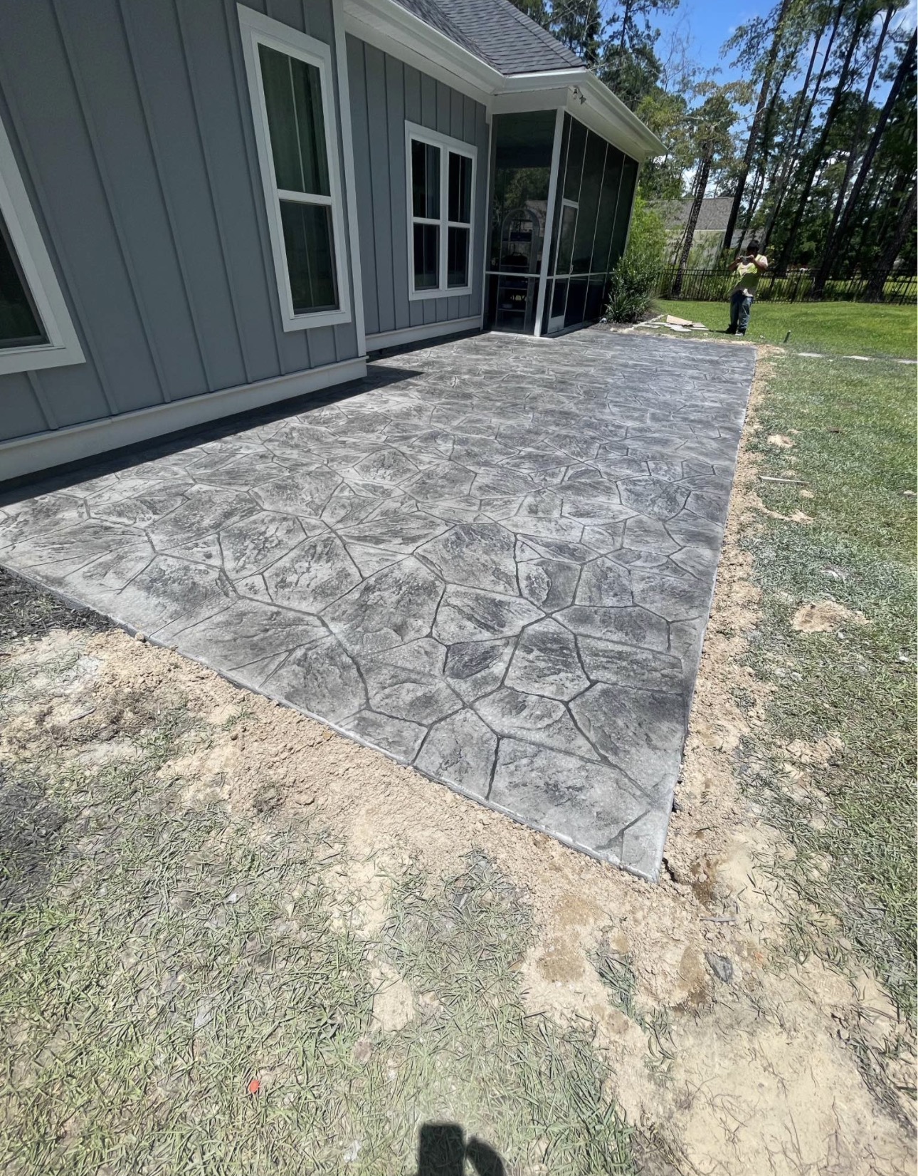 Concrete patio finish — JG Concrete