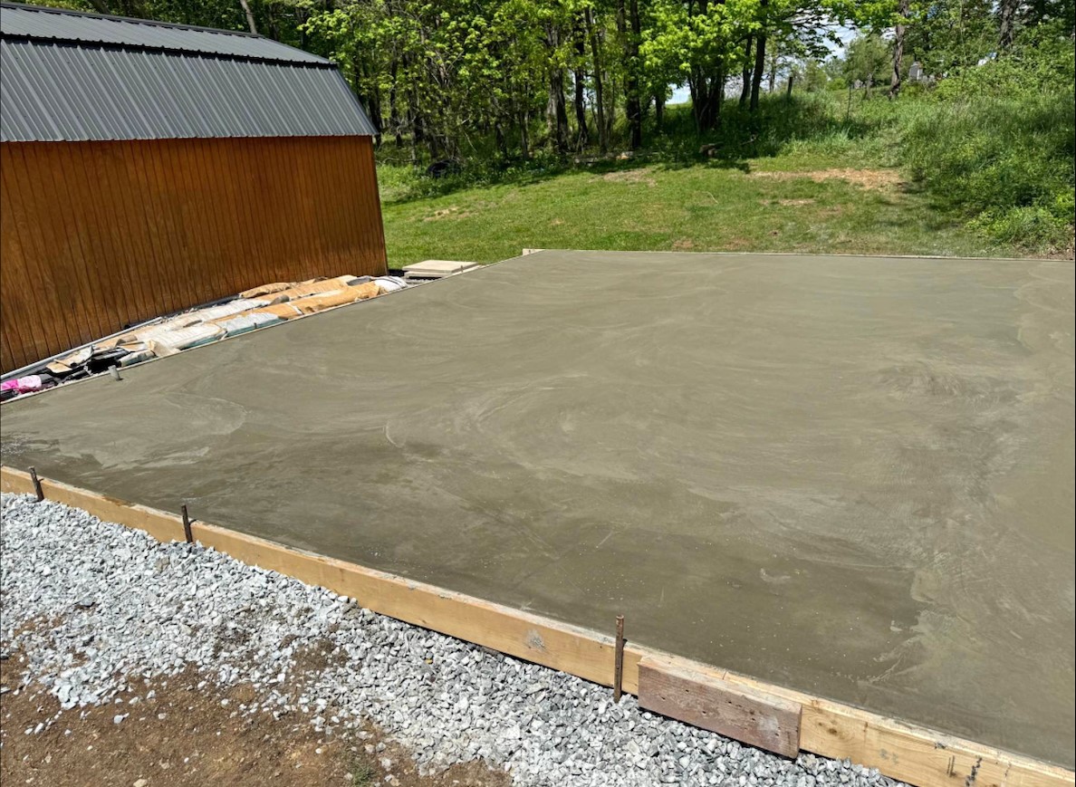 Concrete driveway pour — JG Concrete